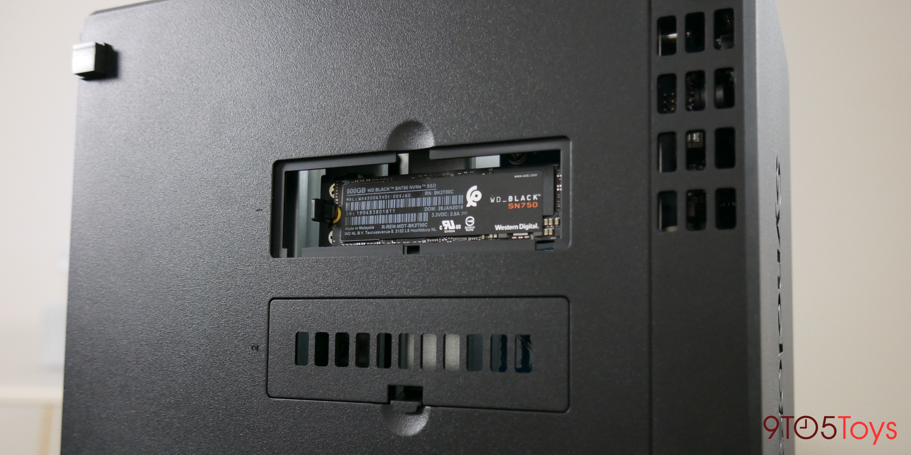 NVMe storage slot