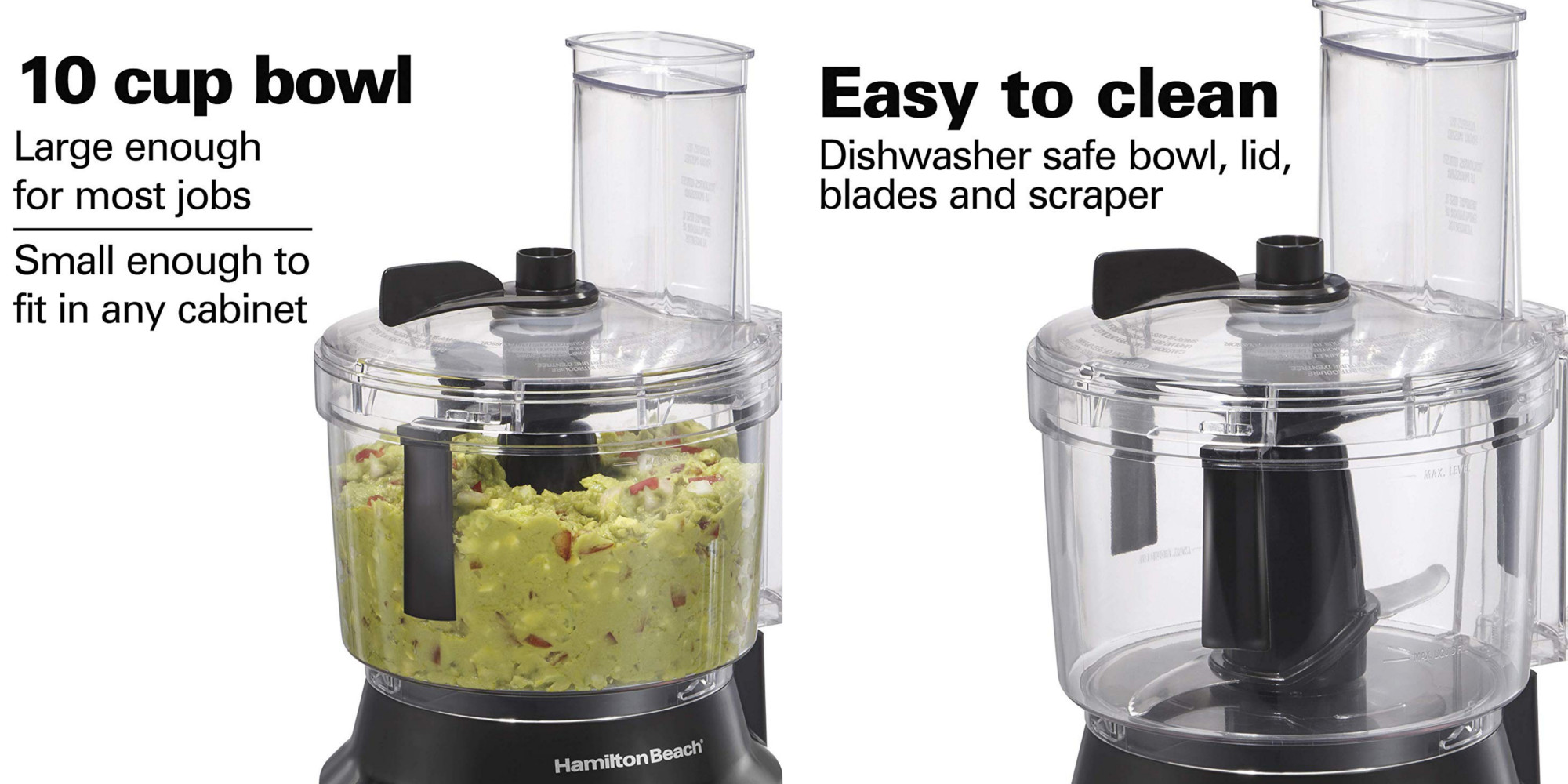 Stop chopping those veggies by hand, Hamilton Beach's 10-Cup Food Processor  is $33 (Reg. $45+)