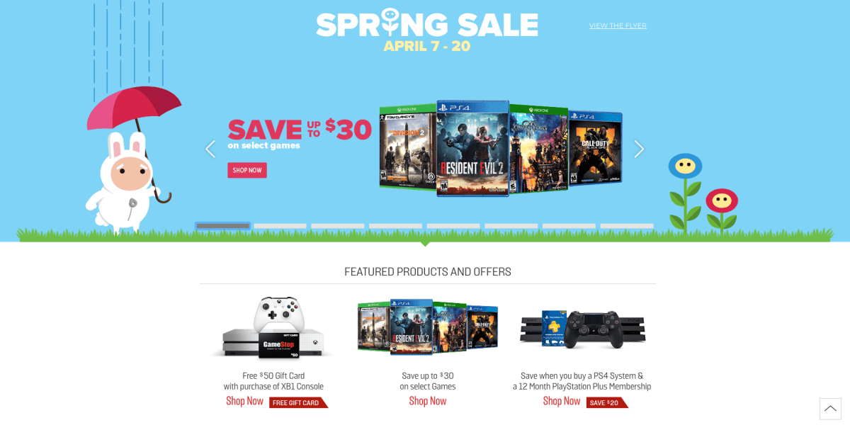 GameStop Spring Sale now live w/ huge deals on games, console tradeins