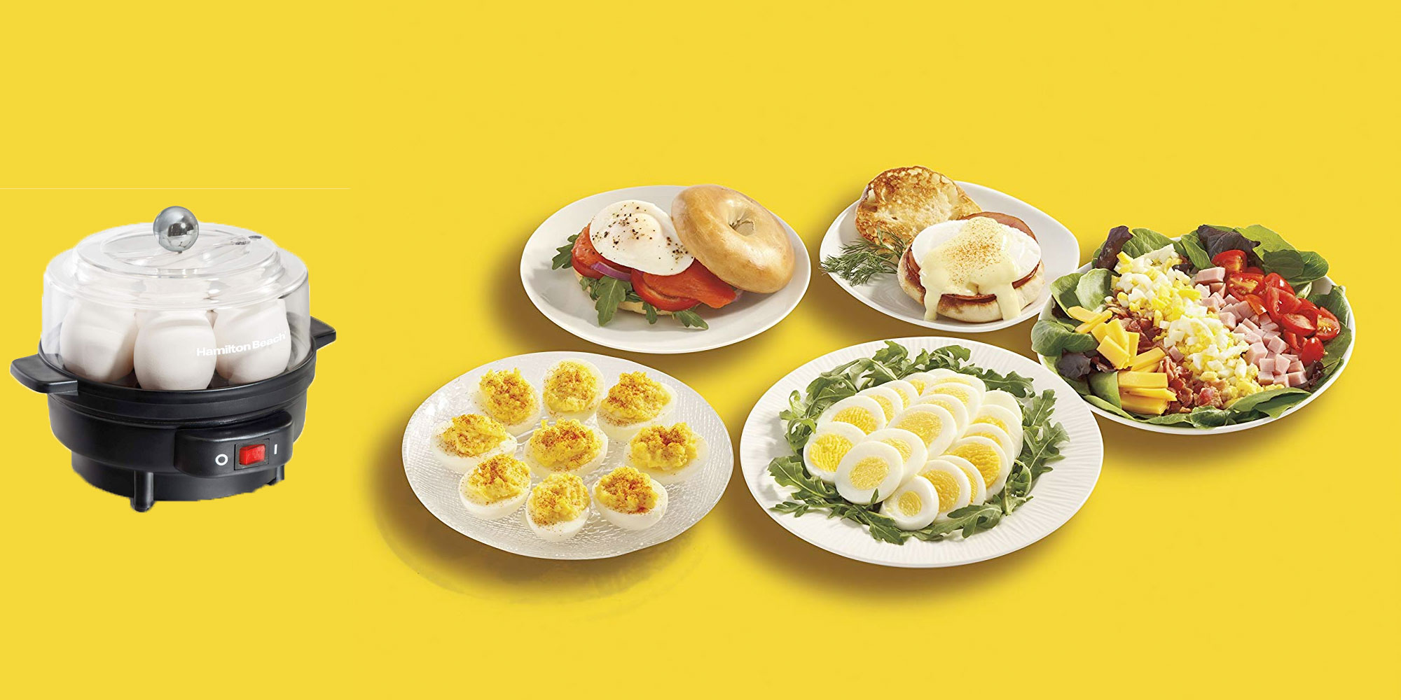 Prepare up to 7 eggs your favorite way w/ this countertop cooker for