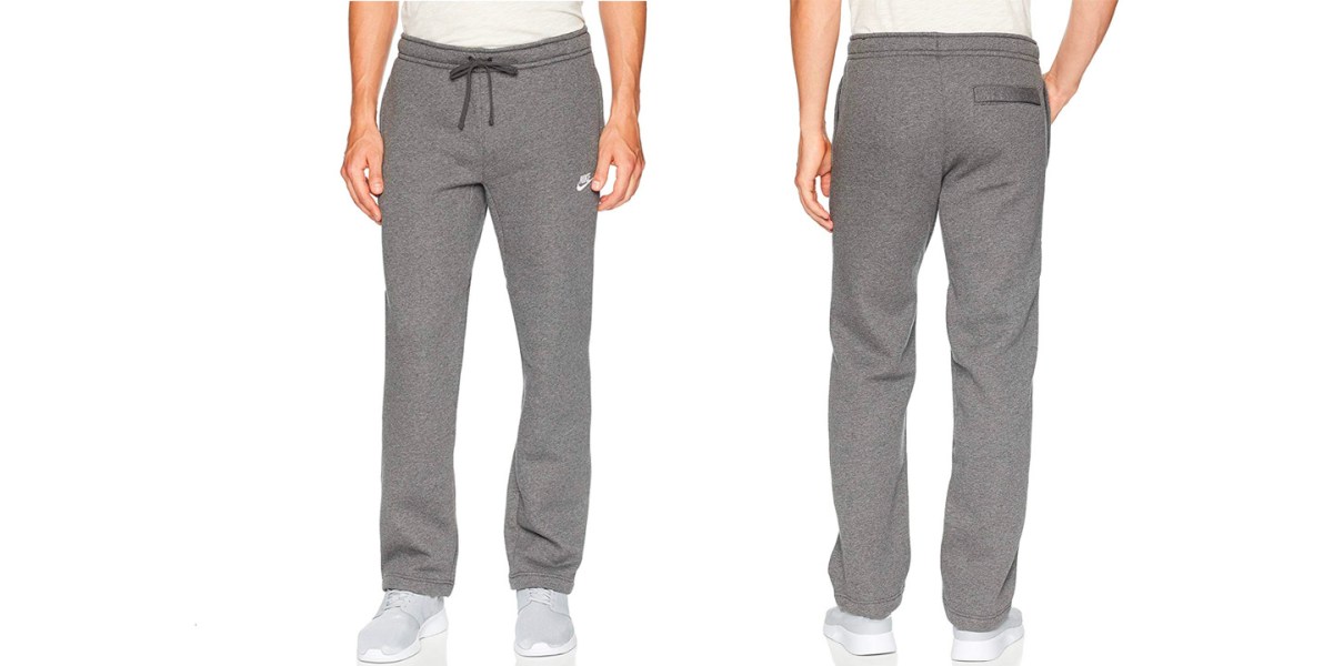 nike open hem club pants