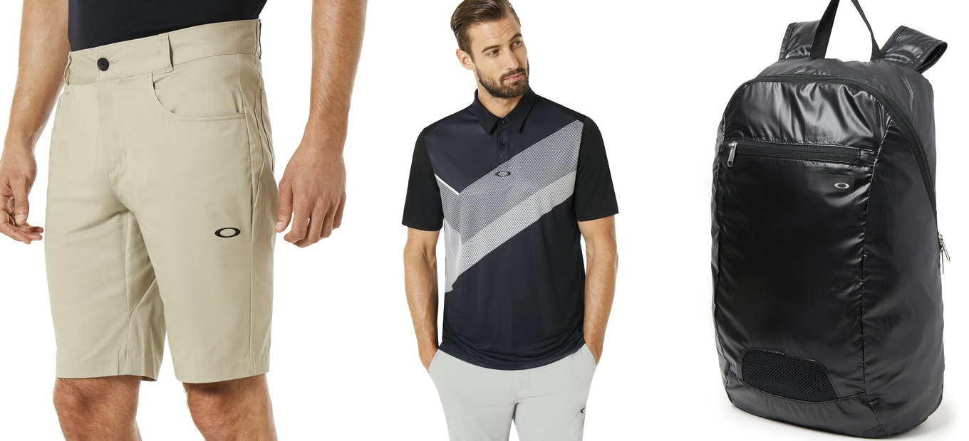 Oakley's Spring Sale offers golf shorts, polos, accessories & more from $8