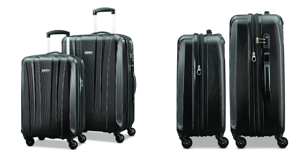Go high-end w/ a Samsonite Pulse 2-pc. Deluxe Spinner Luggage