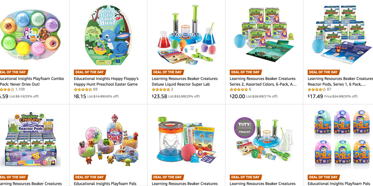 Amazon offers up to 30% off Easter basket stuffers for kids: craft sets ...
