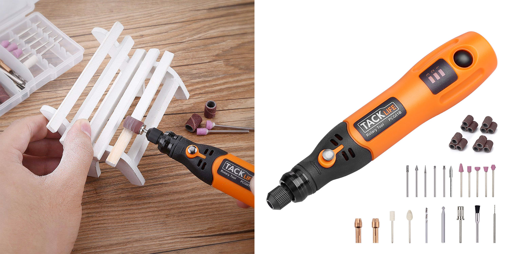 Tacklife's Cordless Rotary Tool is ideal for around the house/DIY crafts, now 16 (Reg. 23