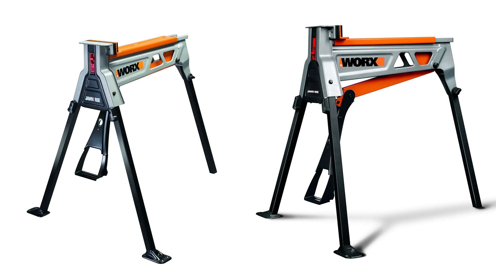 Support up to 2,200 pounds w/ WORX's portable clamping jawhorse 65.50