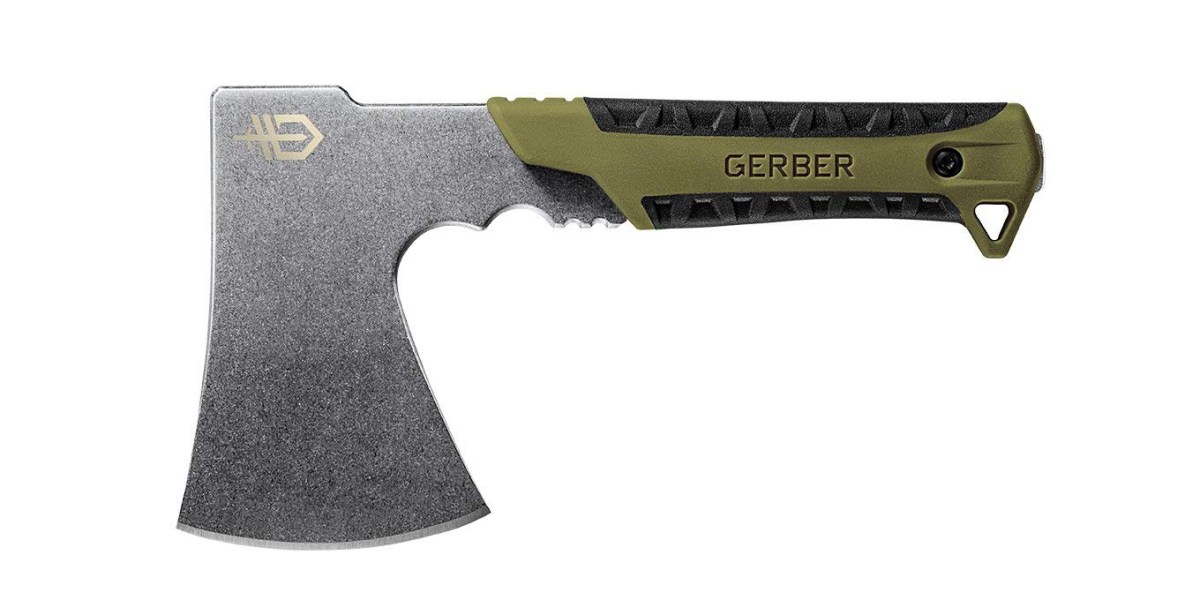 Gerber Pack Hatchet Camping Axe delivers a stainless steel build for