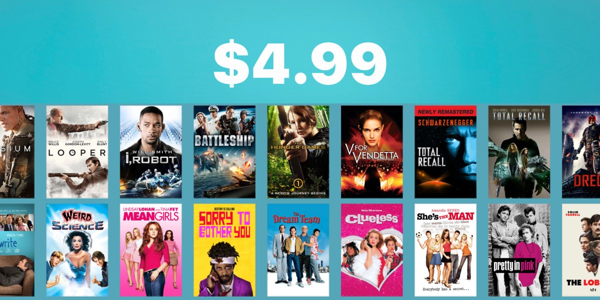 New iTunes $5 movie sale includes every genre, plus this week's $1 ...