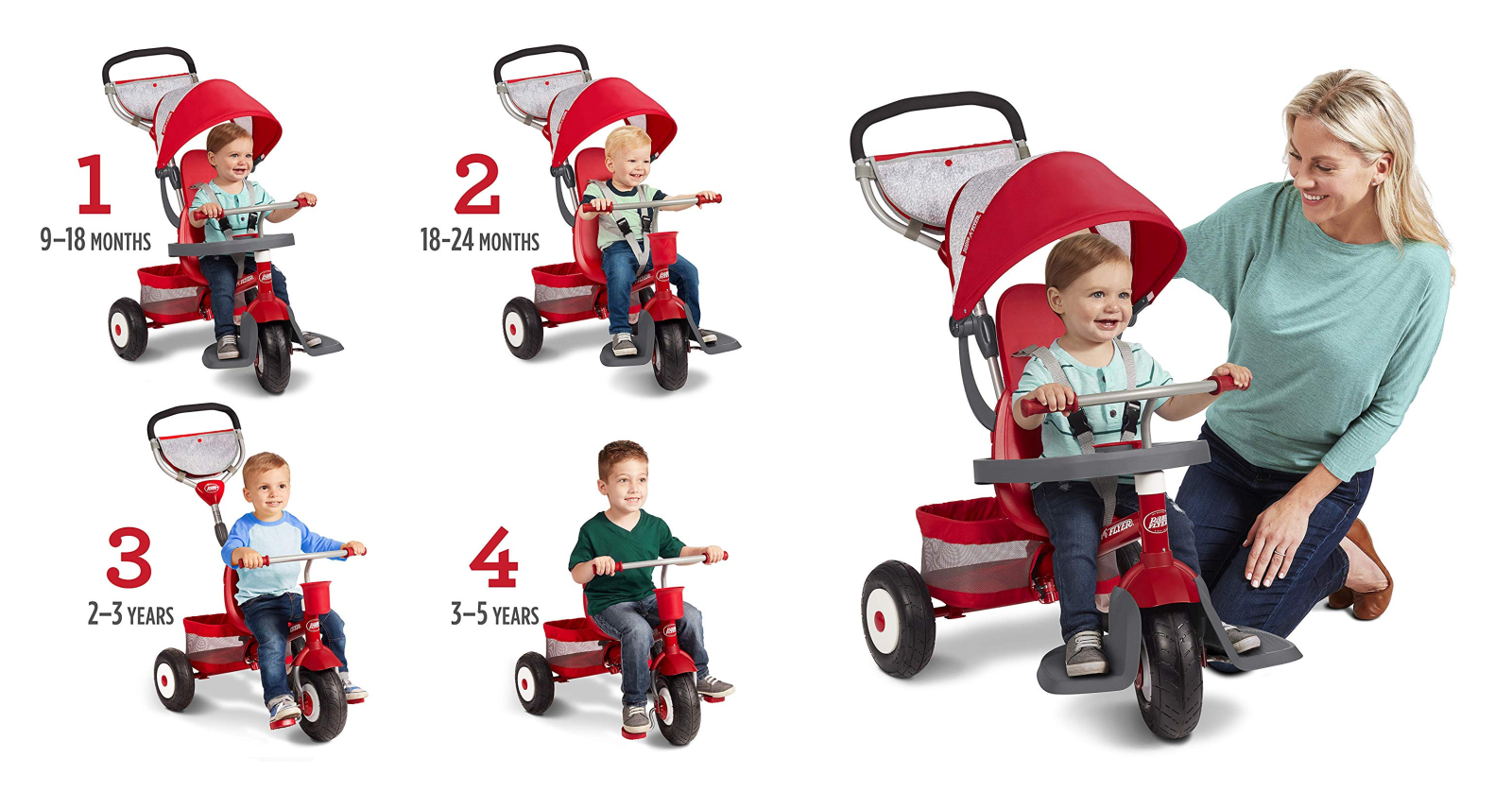 The Radio Flyer 4 In 1 Stroll N Trike Is At An Amazon Low Of 69