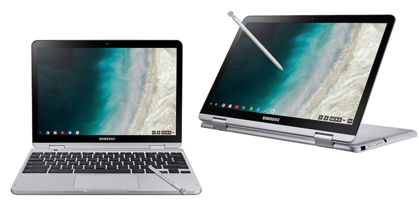 Samsung's 2in1 Chromebook Plus touts 64GB of storage and allday