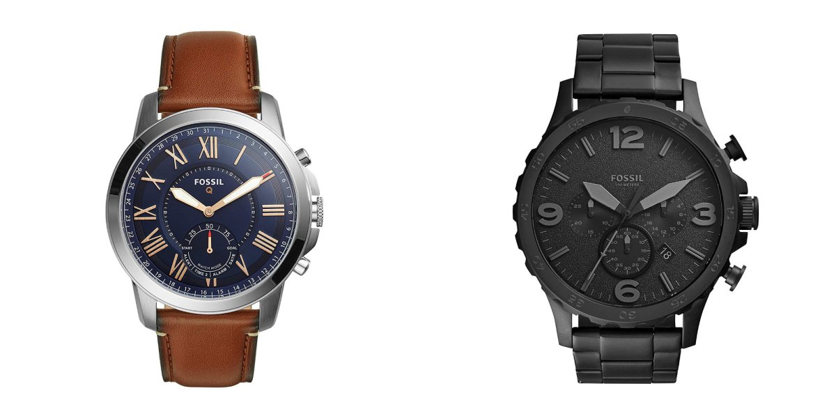 Fossil's Steel & Leather Hybrid Smartwatch drops to $110 (Save $45 ...