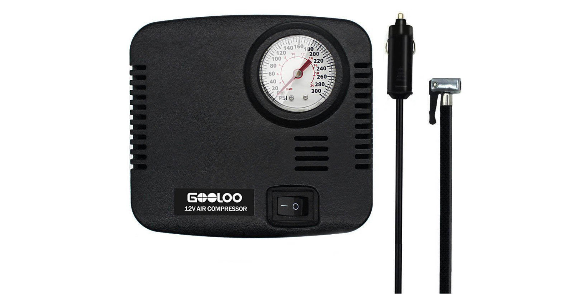 This portable air compressor lets you correct low pressure warnings
