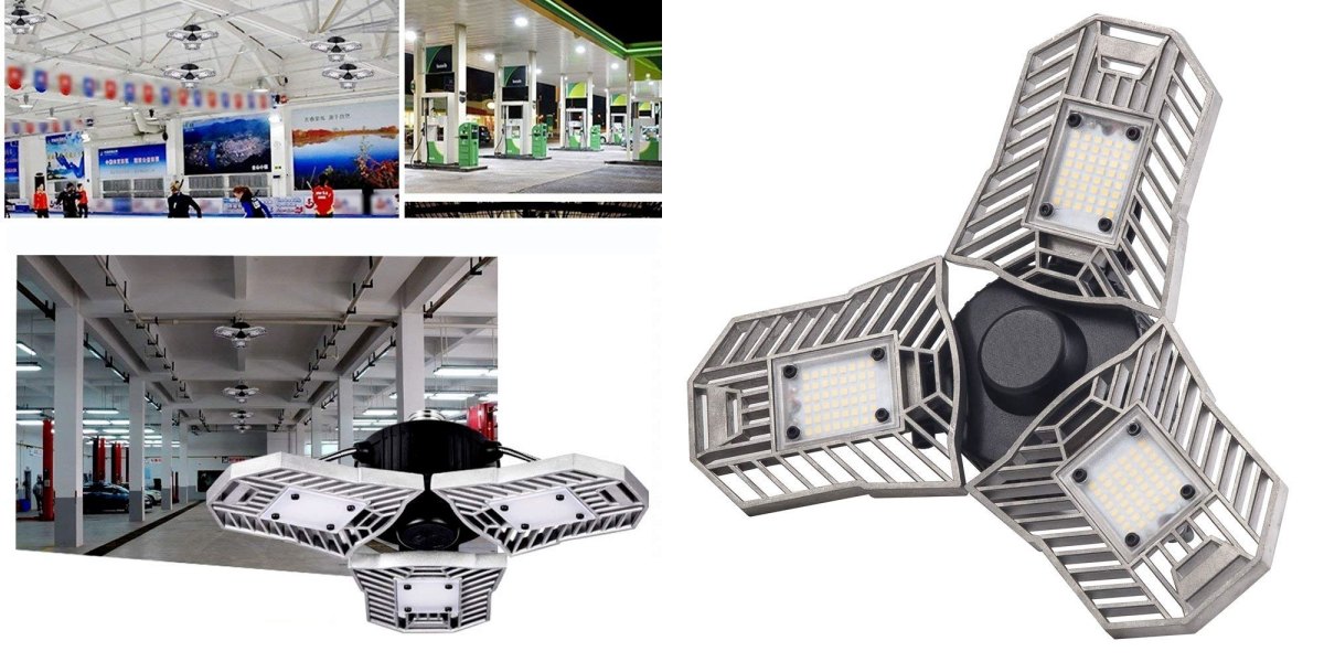 Enjoy a brighter garage w/ a motion-sensing 6,000 lumen LED light: $32. ...