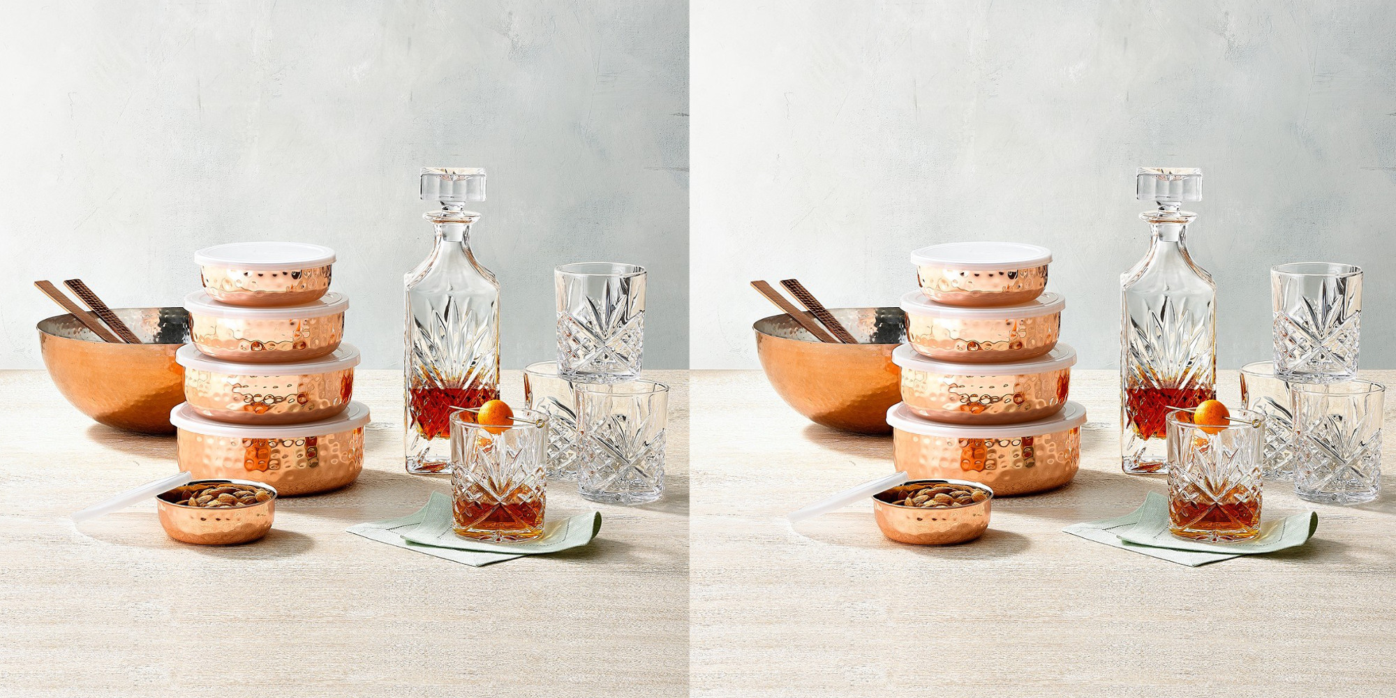 Godinger's crystal whiskey sets are available from 21 (Reg. 35+)