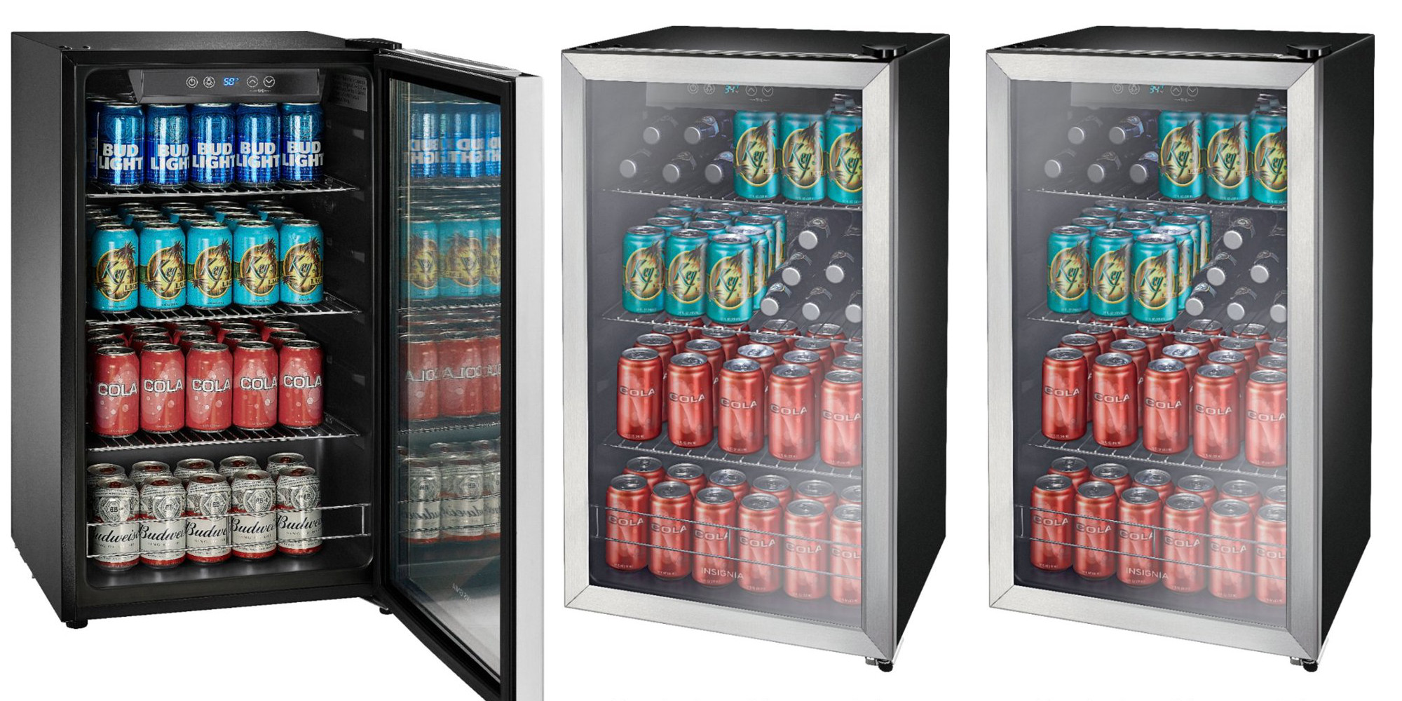 Keep the beer cold this summer, Insignia's 115Can Mini Fridge is 100