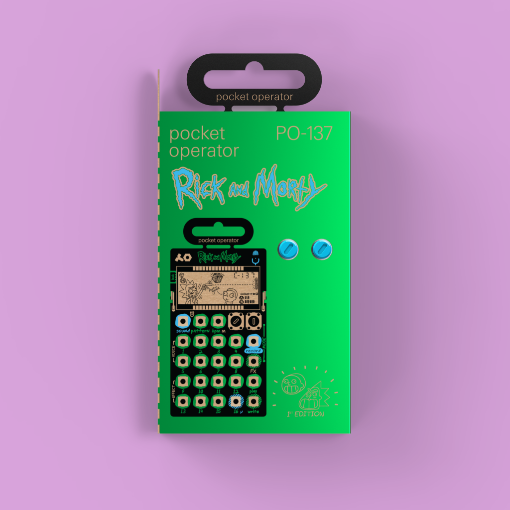 Rick and Morty Pocket Operator box