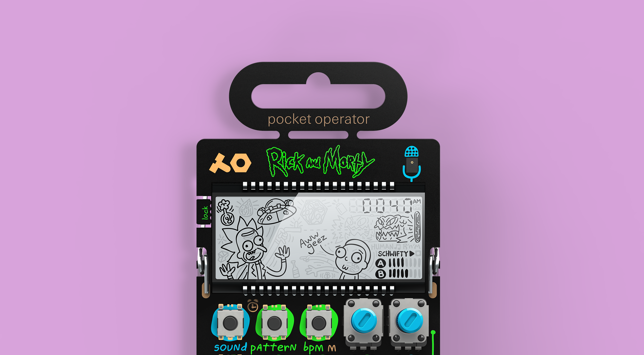 Pocket Operator LCD display