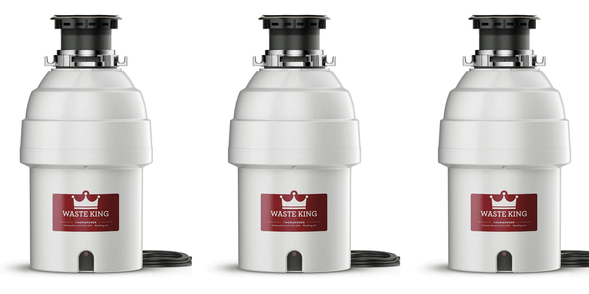 The easy to install Waste King 1HP Garbage Disposal is now 89.50 at