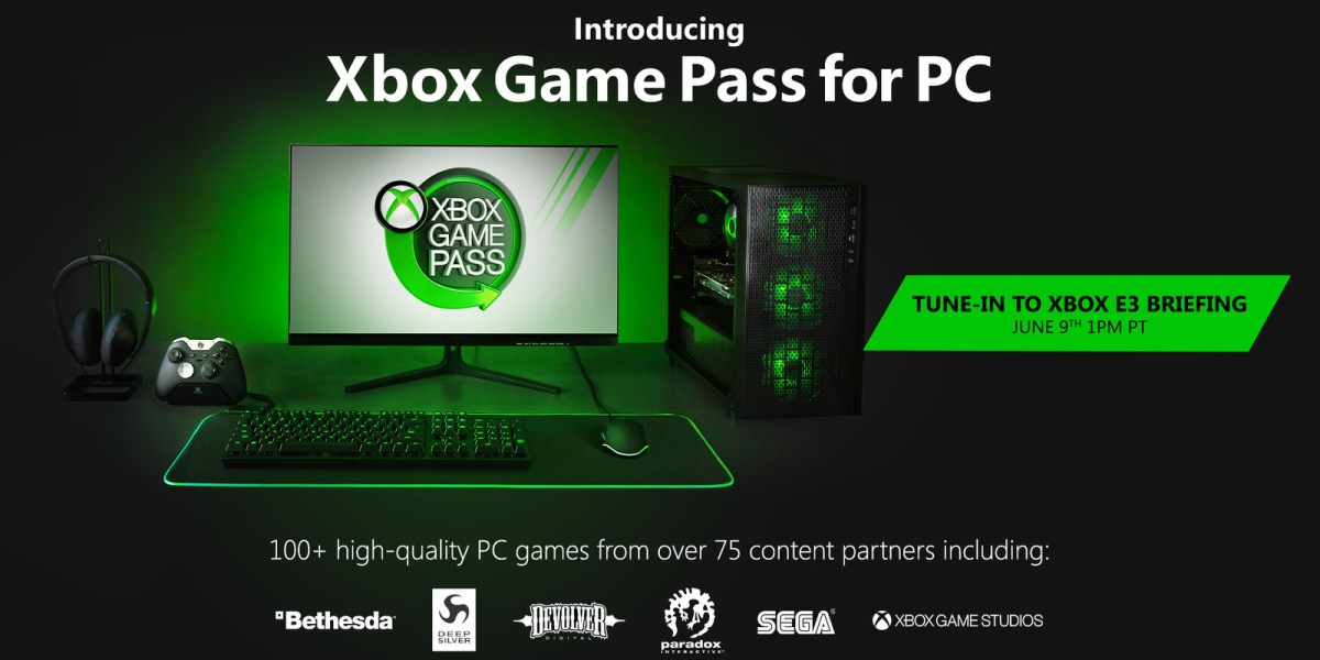 Xbox Game Pass for PC announced
