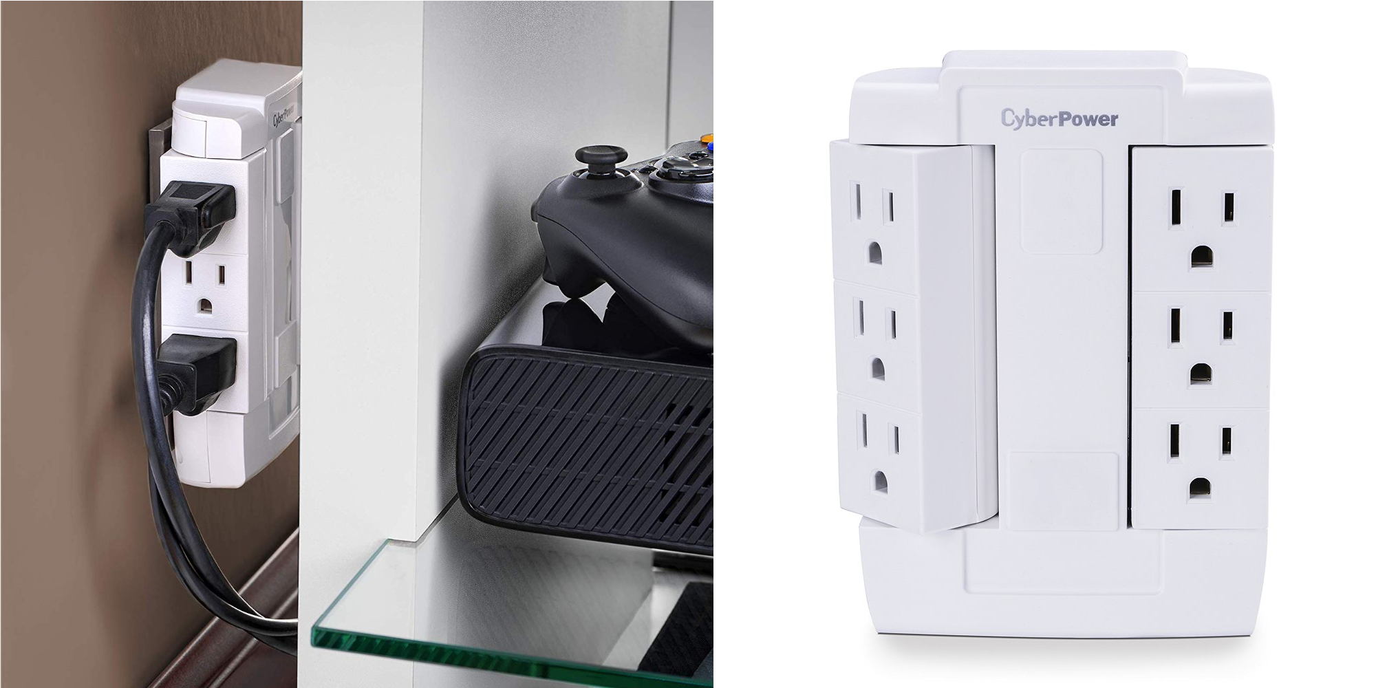 At 50% off, everyone needs CyberPower's Six-Outlet Swivel Wall Plug for ...