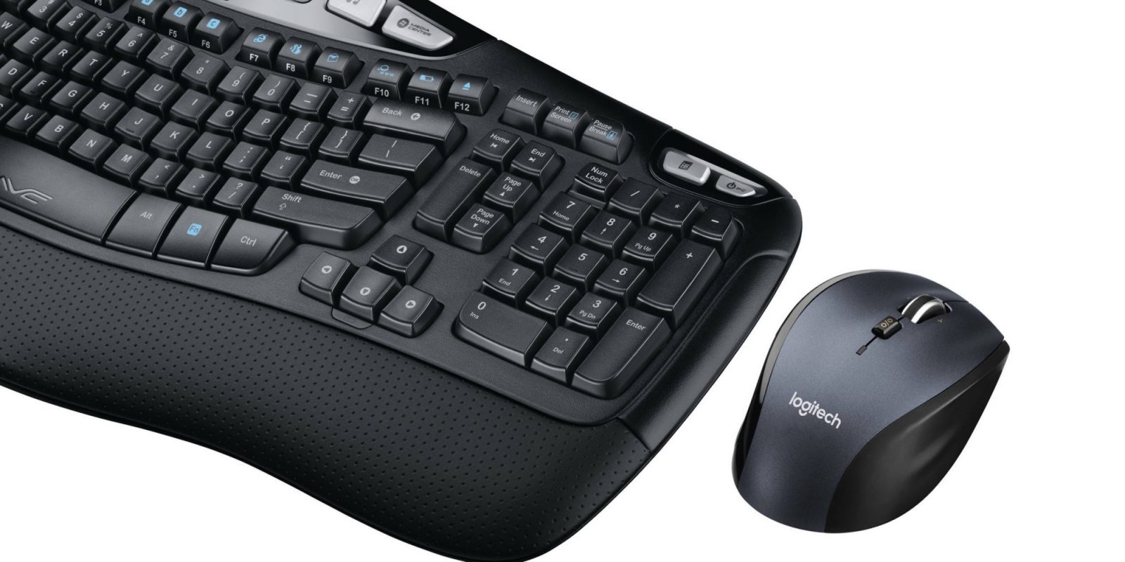 Ergonomic design highlights Logitech's Comfort Wave Keyboard and Mouse