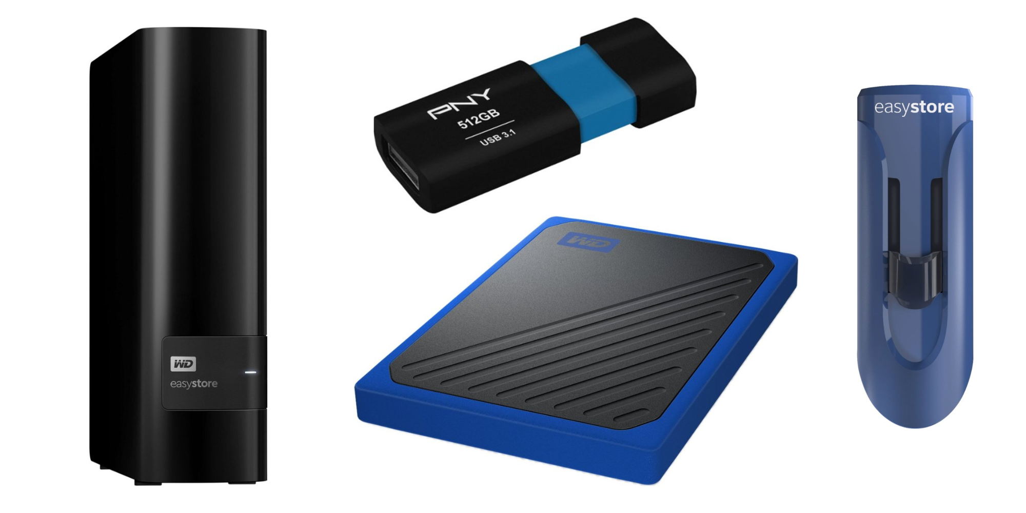 WD easystore 8TB USB 3.0 Hard Drive falls to 130 (50 off) + more storage deals from 18