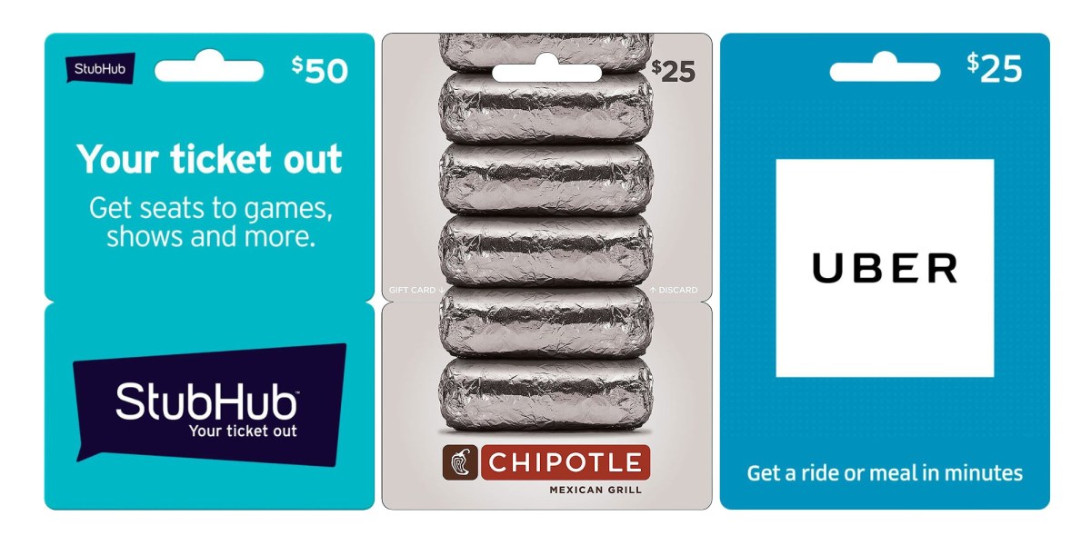 Score A Free 10 Best Buy Credit W 50 In Gift Cards Chipotle Stubhub Uber Hulu More 9to5toys