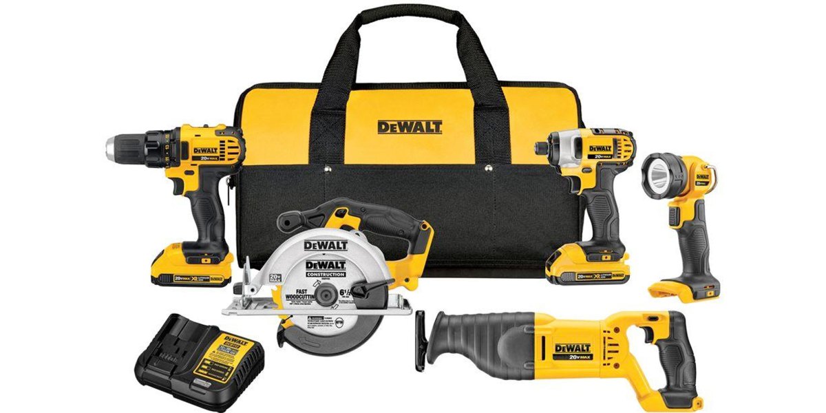 This 5-piece DEWALT 20V MAX tool set is a must for DIYers: $280 (Reg. $450)