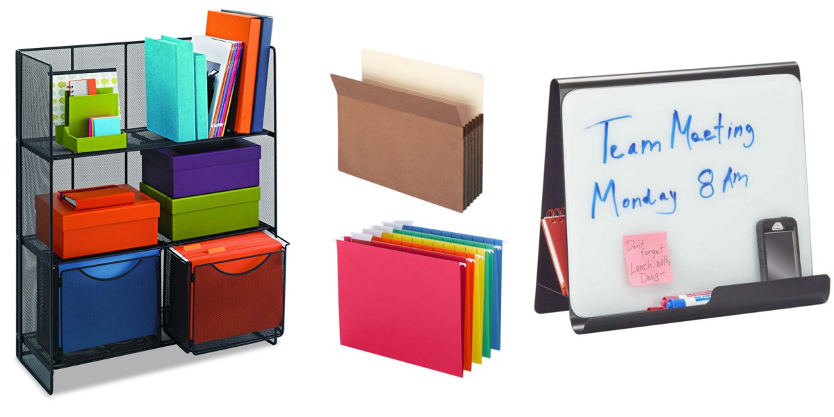 Amazon 1day office supply sale from 10 folders, shelving, more (20 off)