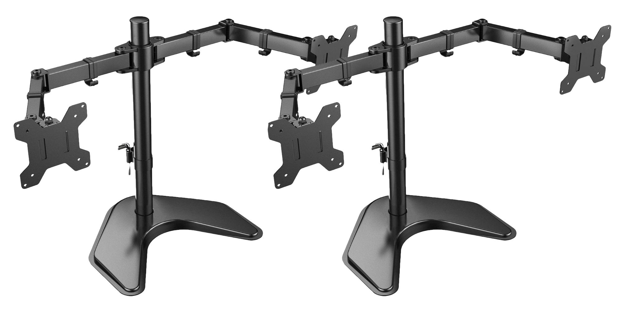 This dual monitor stand frees up desk space at 27% off, now on sale for $26