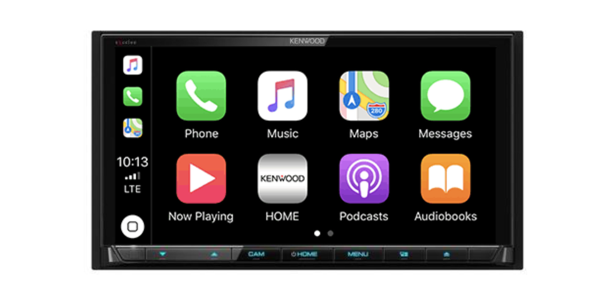 CarPlay + Wireless Android Auto grace Kenwood's 7inch Receiver 500