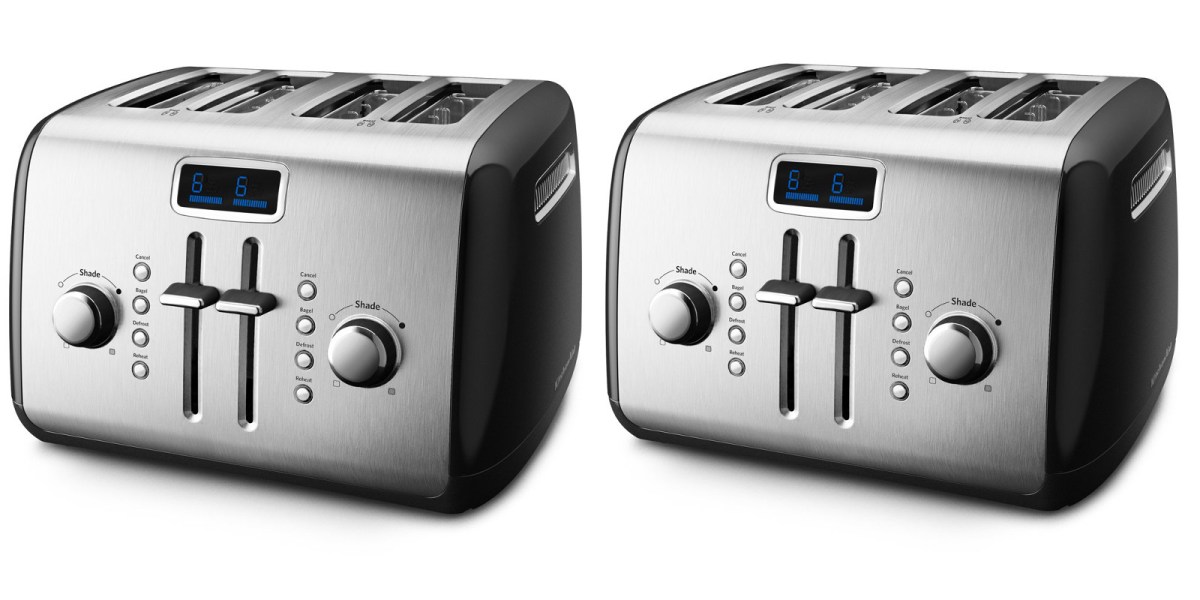 KitchenAid's allmetal Digital Display 4Slice Toaster for 100 (Reg