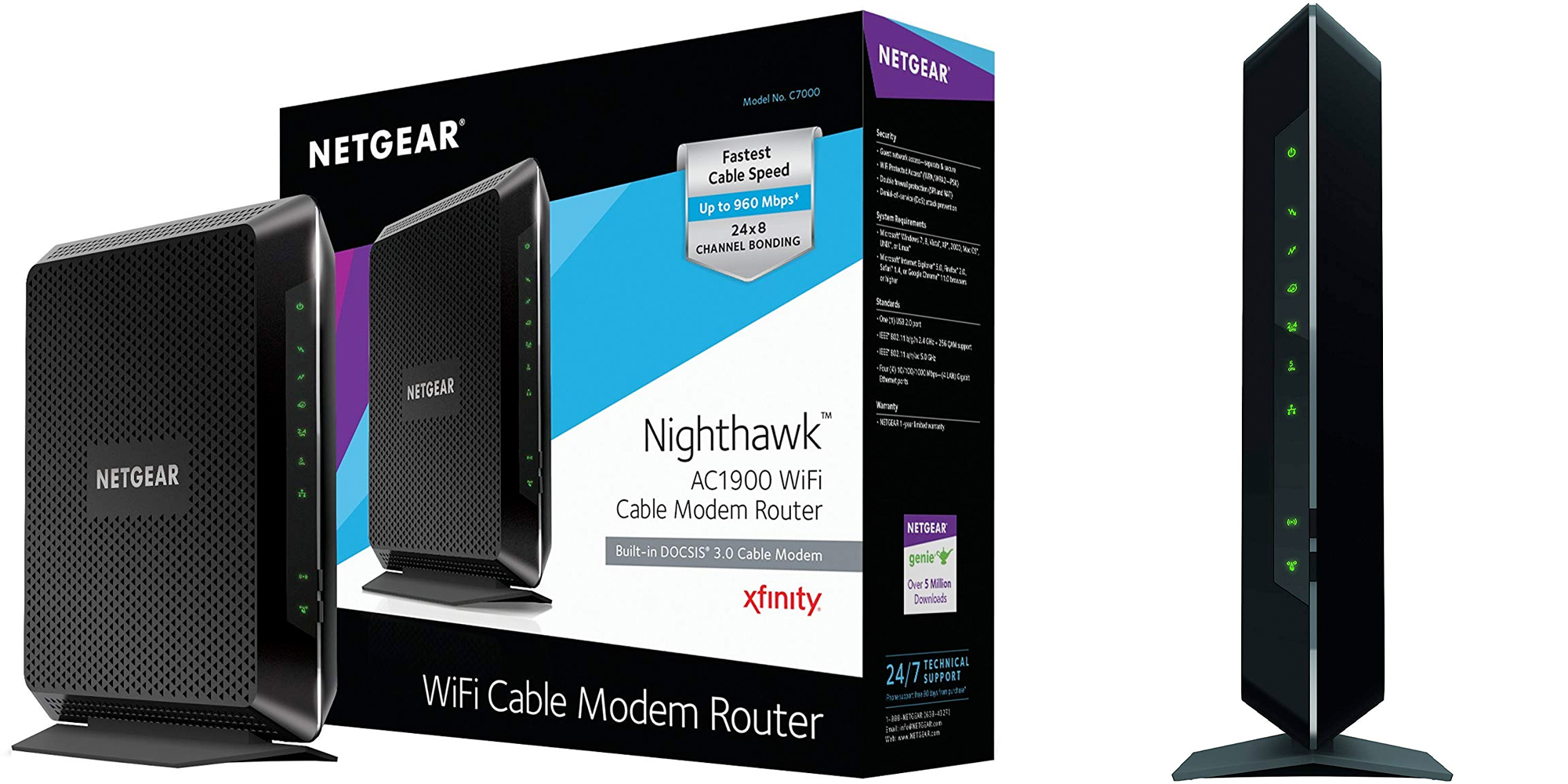 NETGEAR's high-end Nighthawk 802.11ac modem/router drops to $150 (Reg