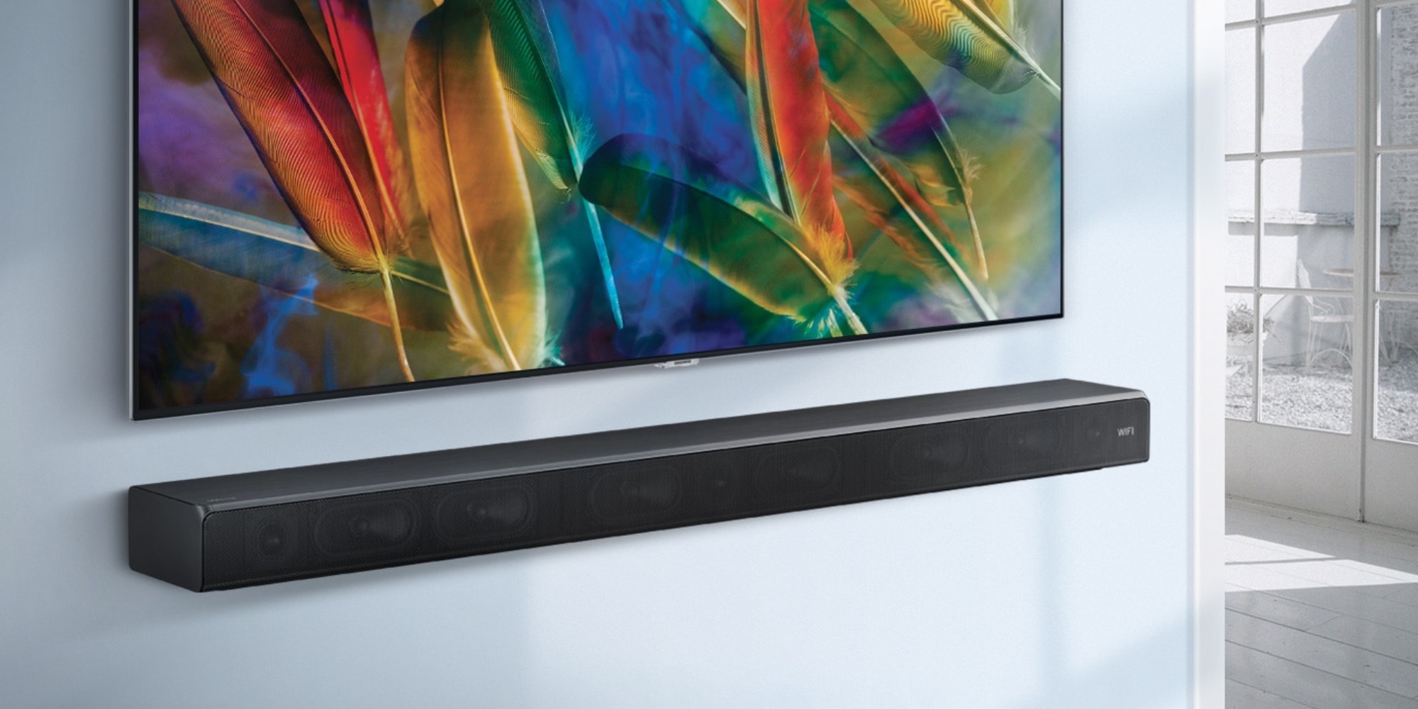 up your home theater $298 w/ Samsung's Premium Soundbar (Reg. $400)