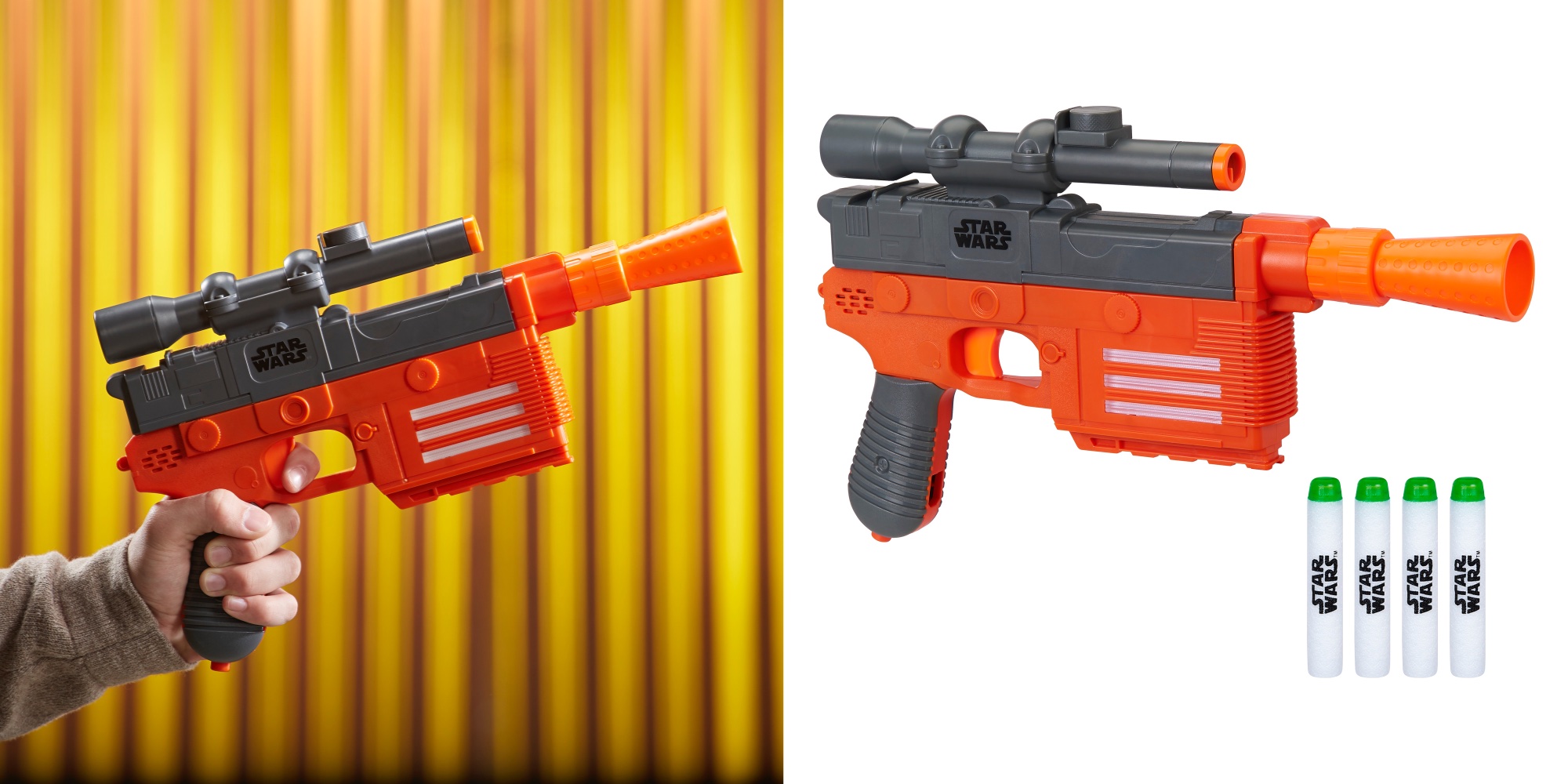 nerf star wars episode vii the force awakens han solo blaster