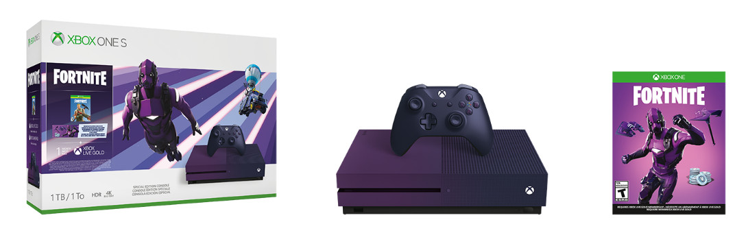 Xbox summer sale purple Fortnite Bundle