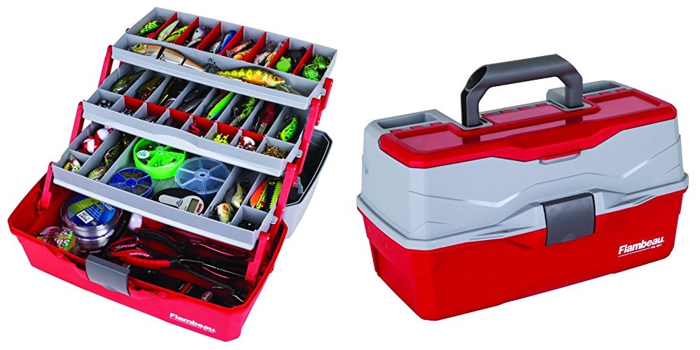 Be ready to go fishing w/ this $11.50 Flambeau Outdoors 3-Tray Tackle Box