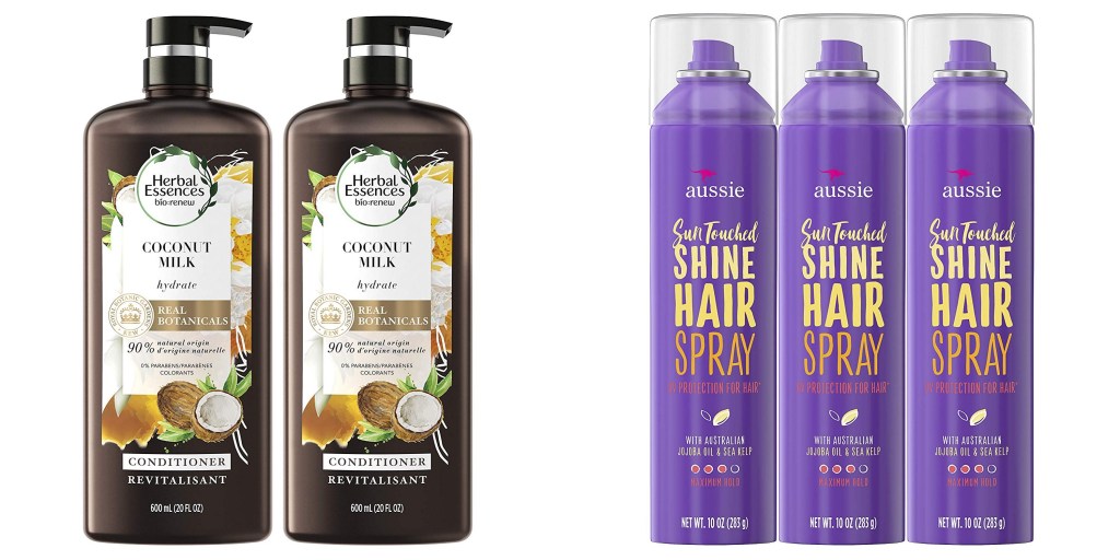 Kiss summer frizz goodbye with Herbal Essences & Aussie hair care from
