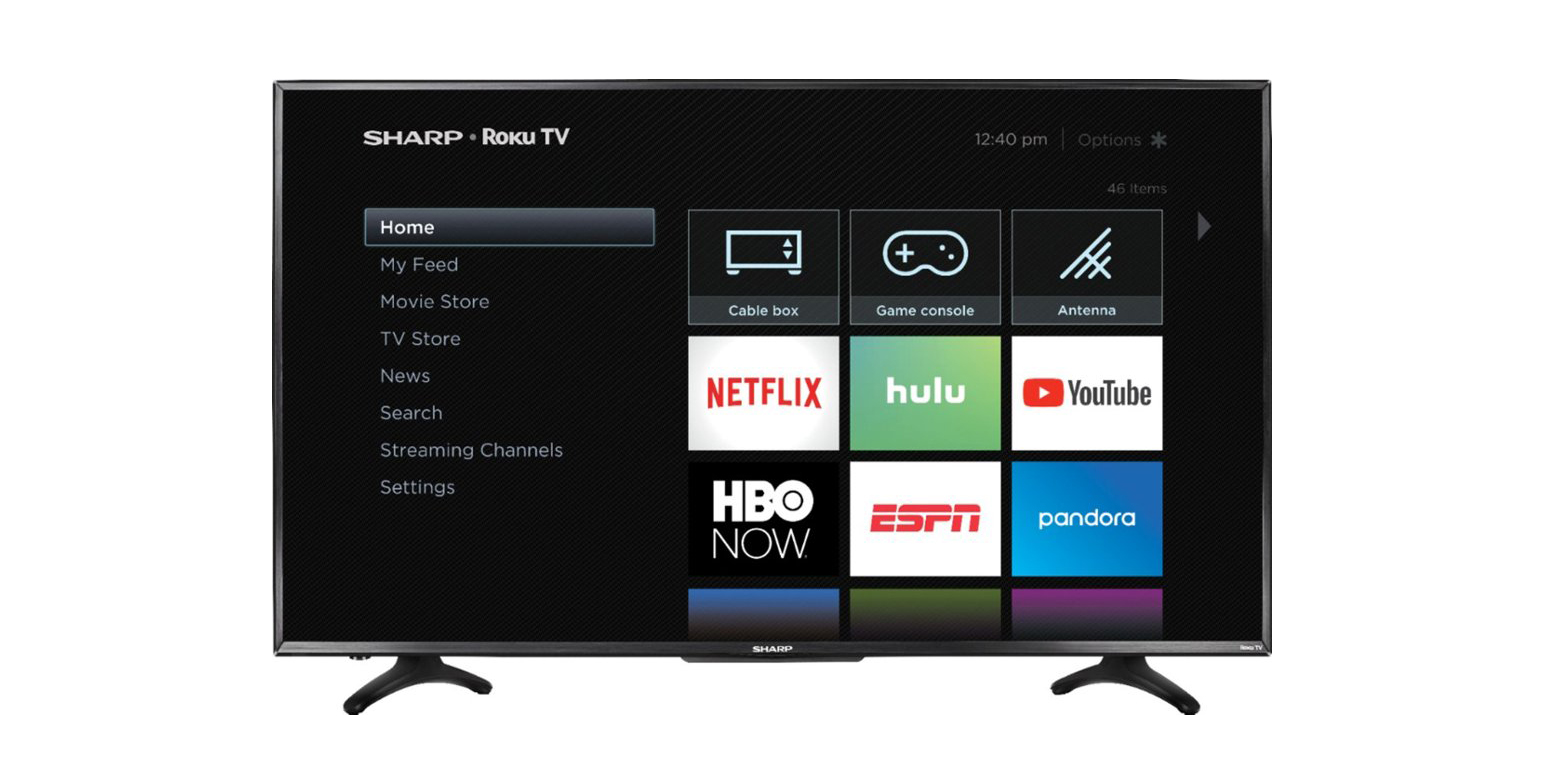 Sharp's budgetfriendly 55inch 4K Roku TV is 300 today only (25 off)
