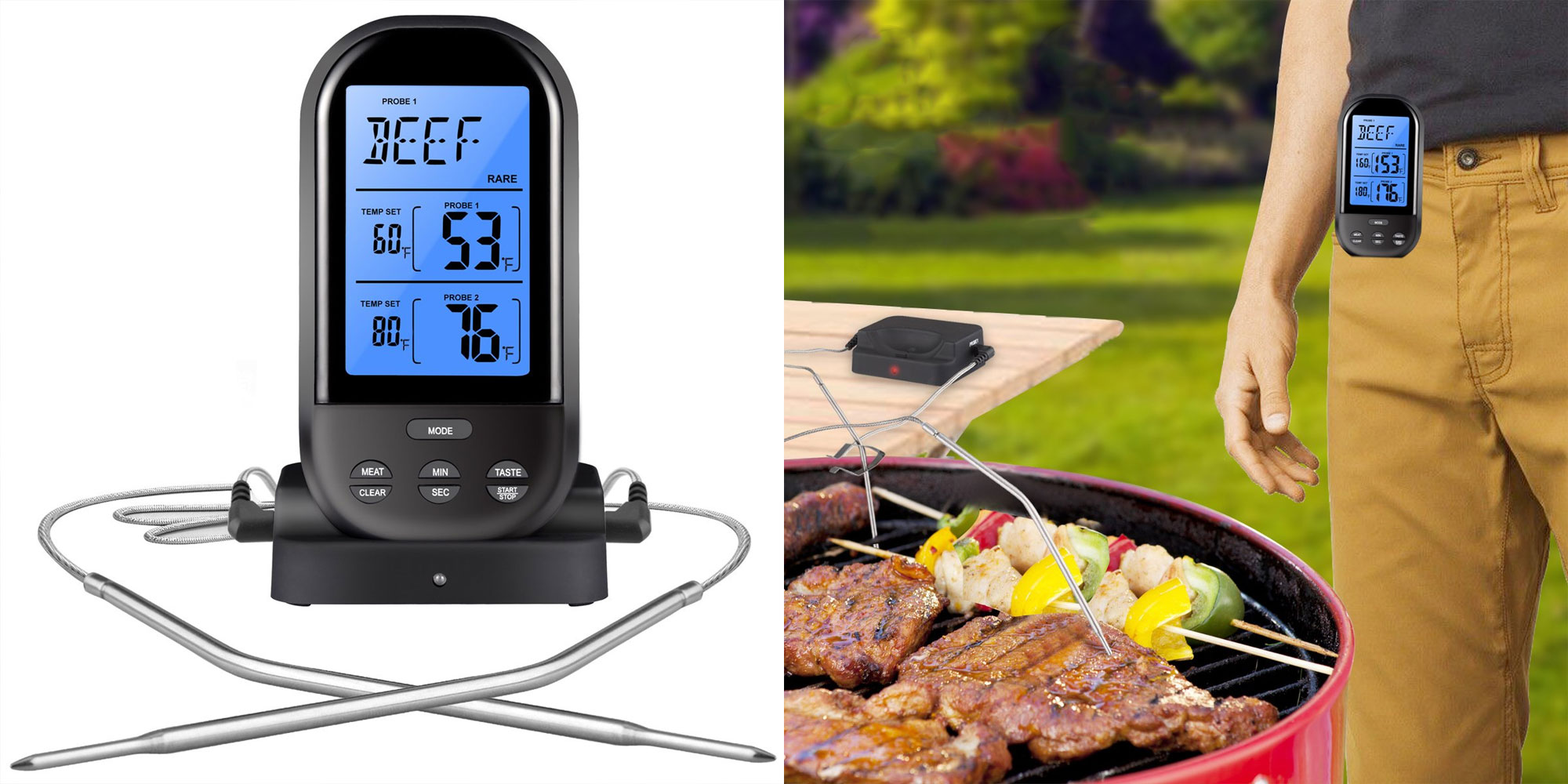 Save 75 on this wireless meat thermometer, a grilling essential at