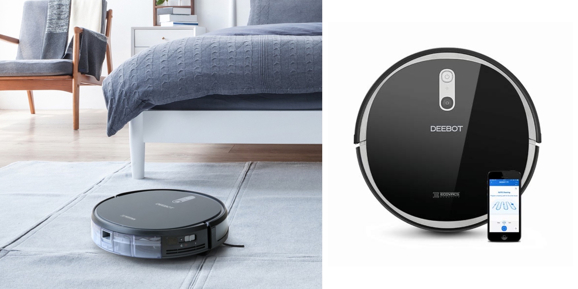 Have ECOVACS' DEEBOT 711 Smart Robot Vacuum clean for you at 270 (36