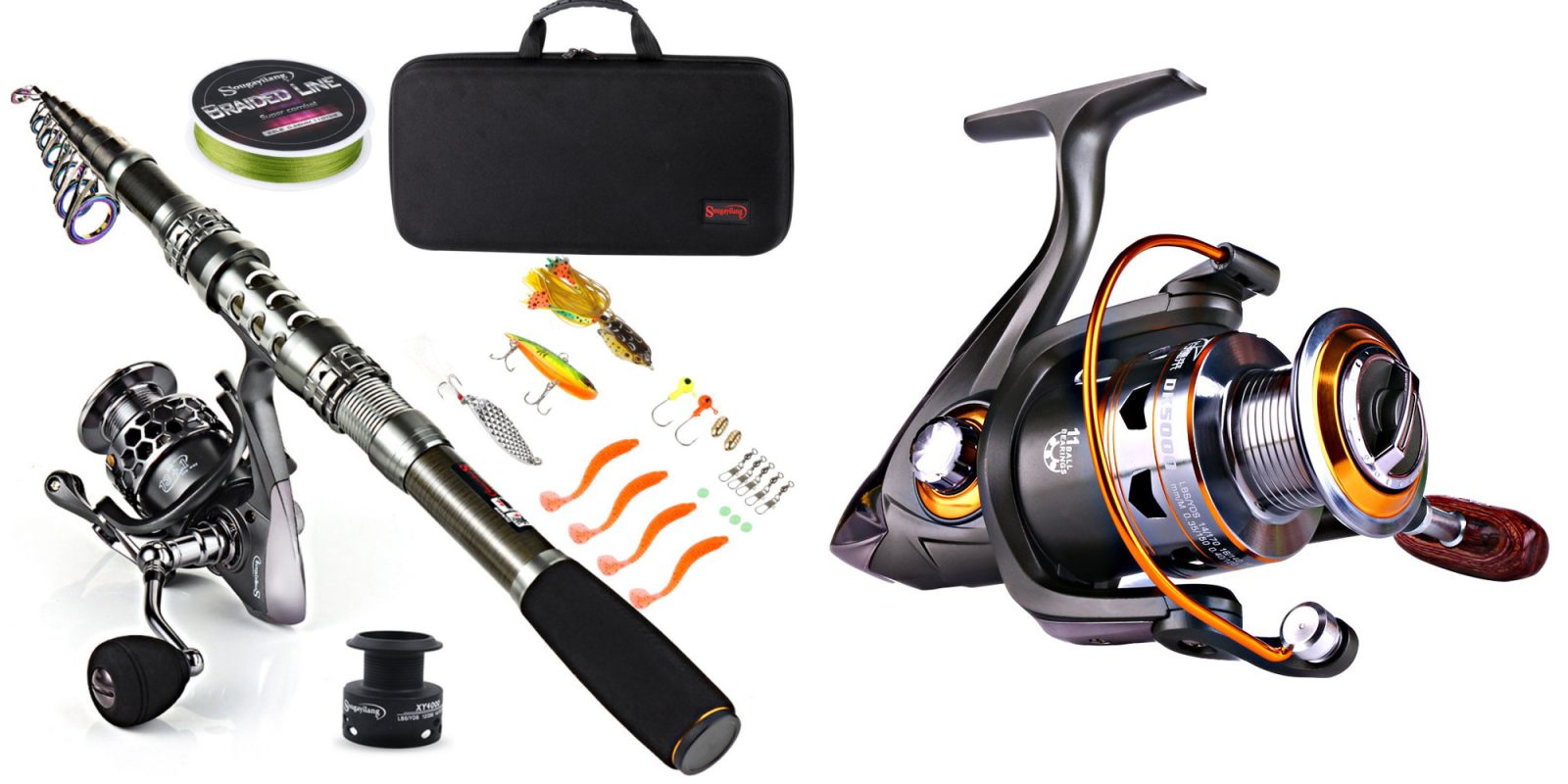 Amazon offers up to 40 off fishing rod kits, lures and more from just