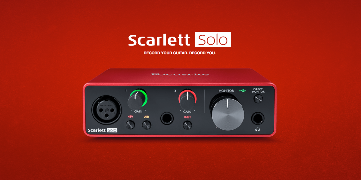 Focusrite Scarlett - best and most affordable audio interfaces