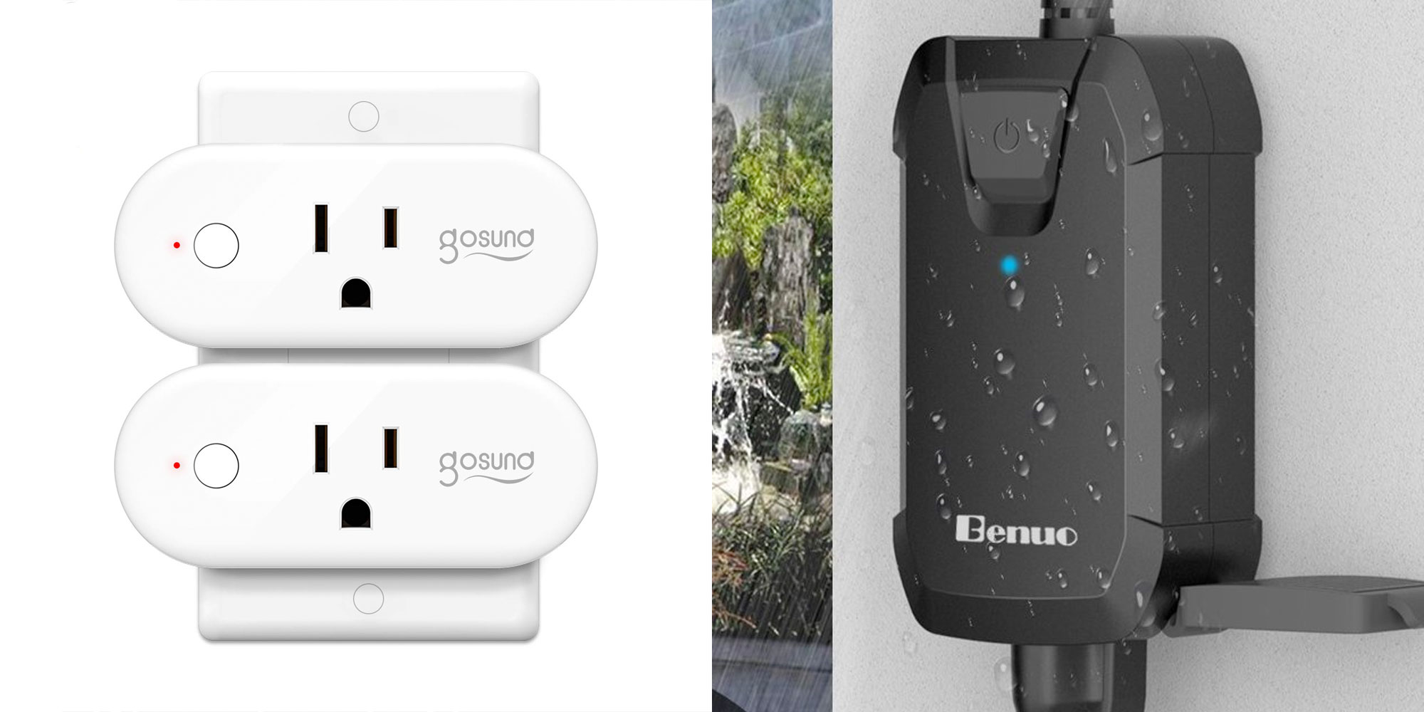 These WiFi smart plugs are great indoors or outside from 14 Prime shipped
