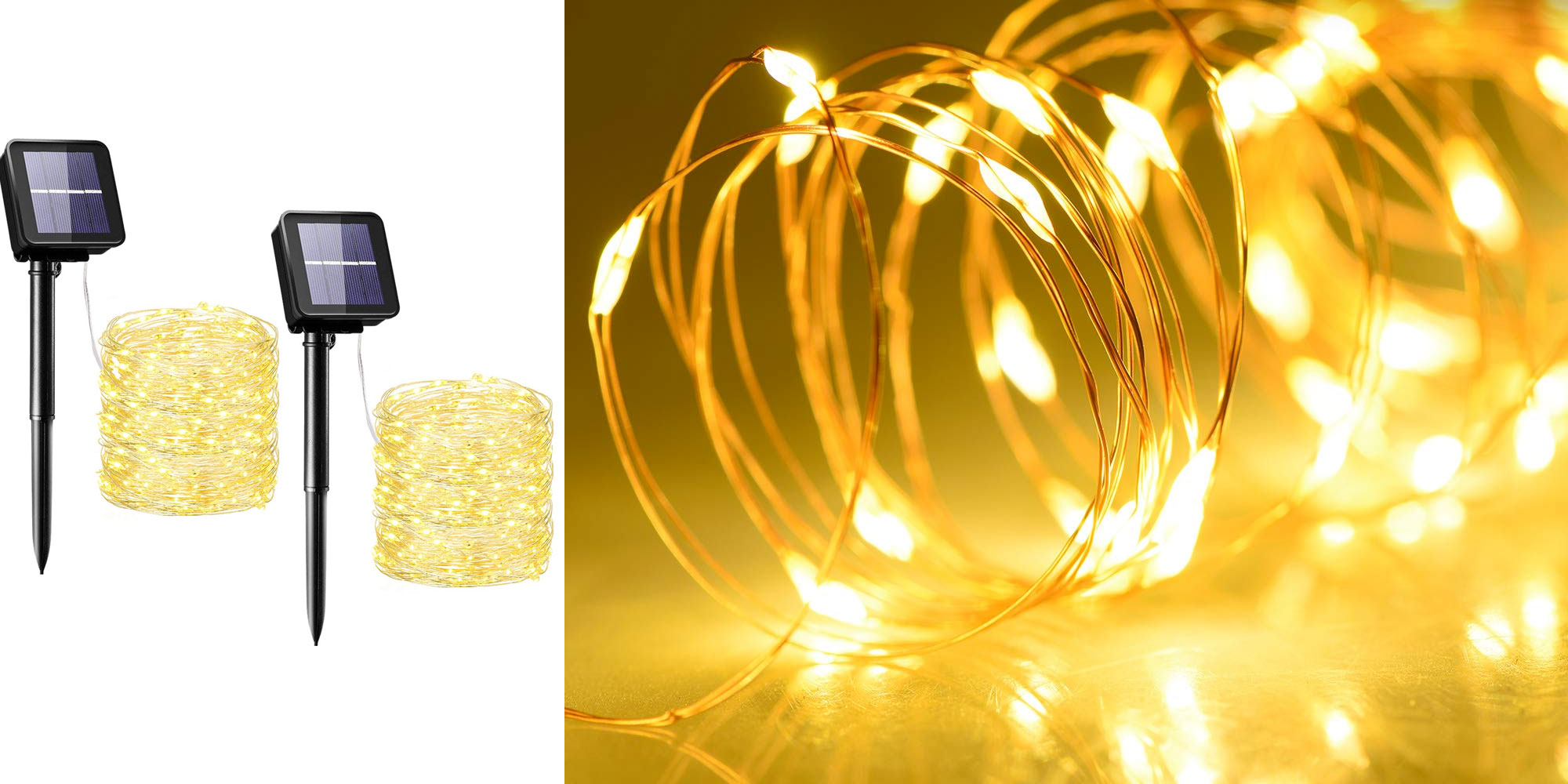 Use these solar string lights to upgrade your outdoor space for just 10