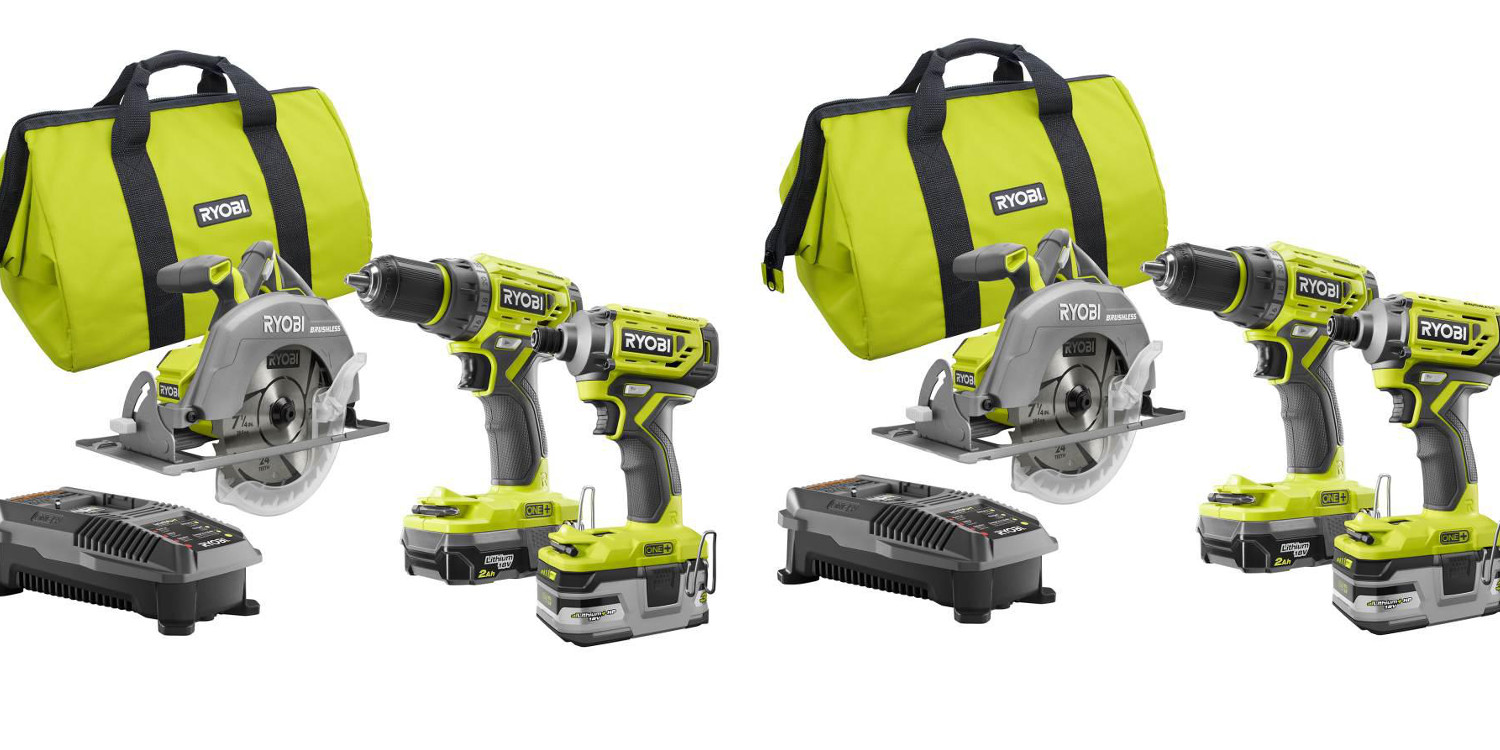 Home Depot 1day Ryobi tool sale from 40 3piece kit 100 off + much more