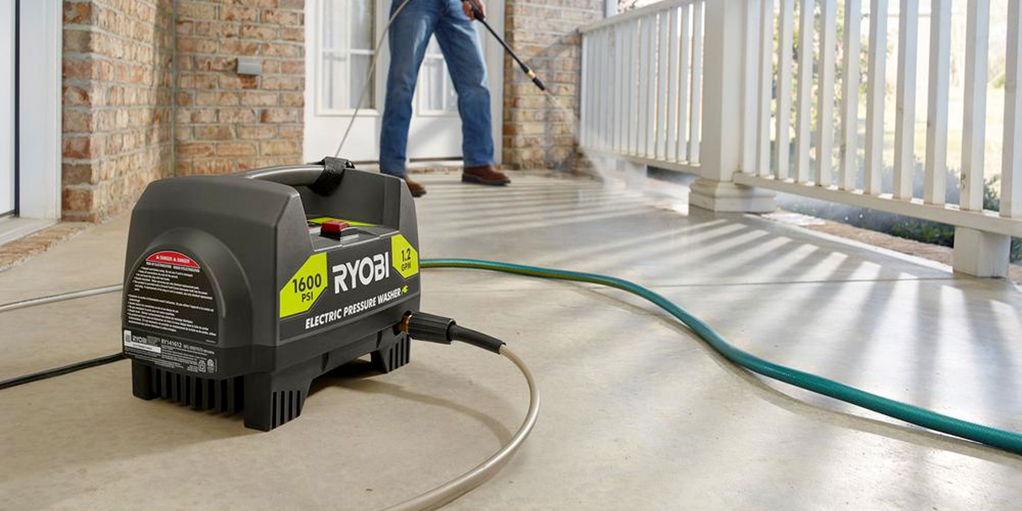 Ryobi's reconditioned 1600 PSI electric pressure washer is 60 (Orig
