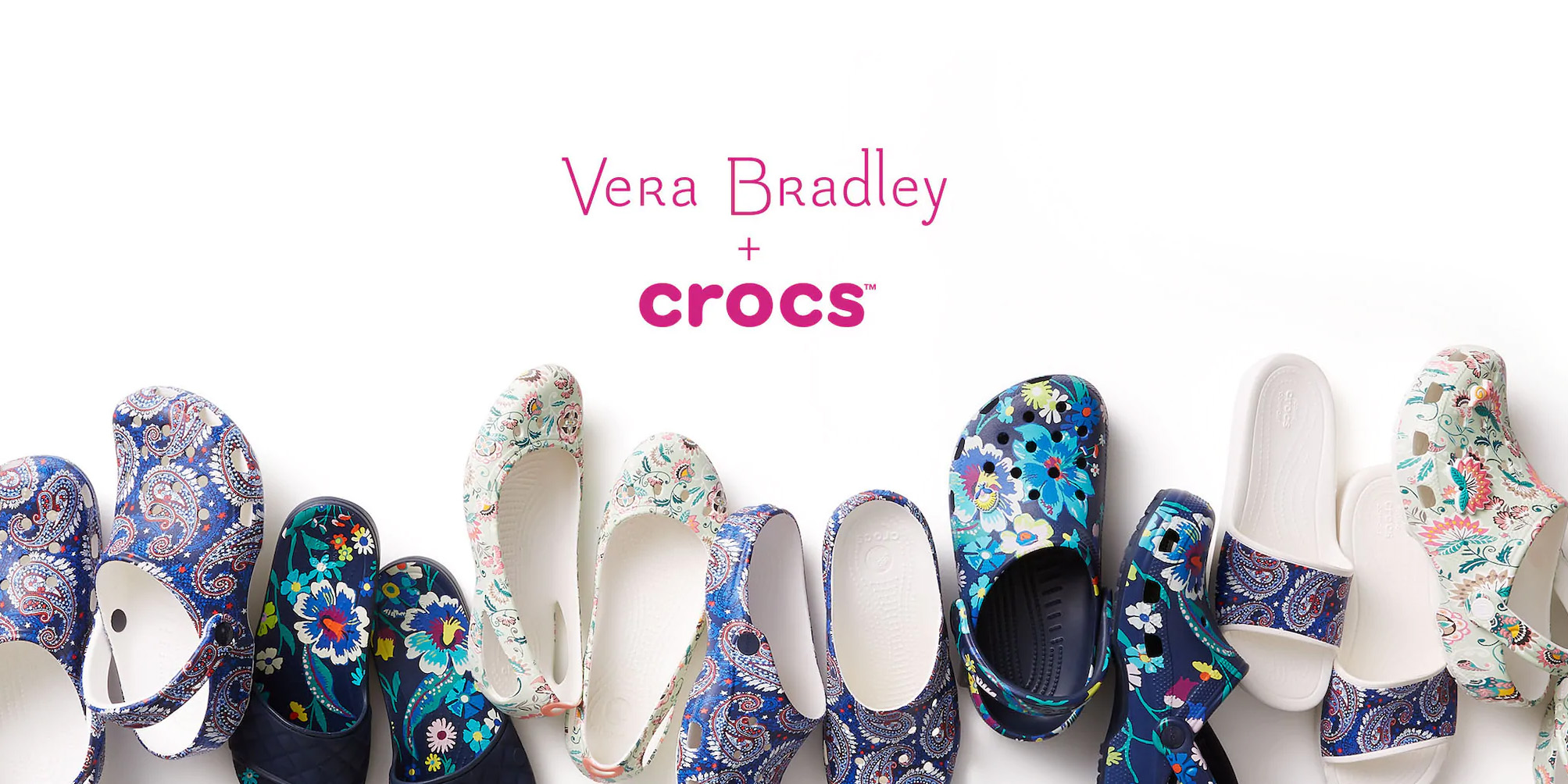 vera bradley crocs slides