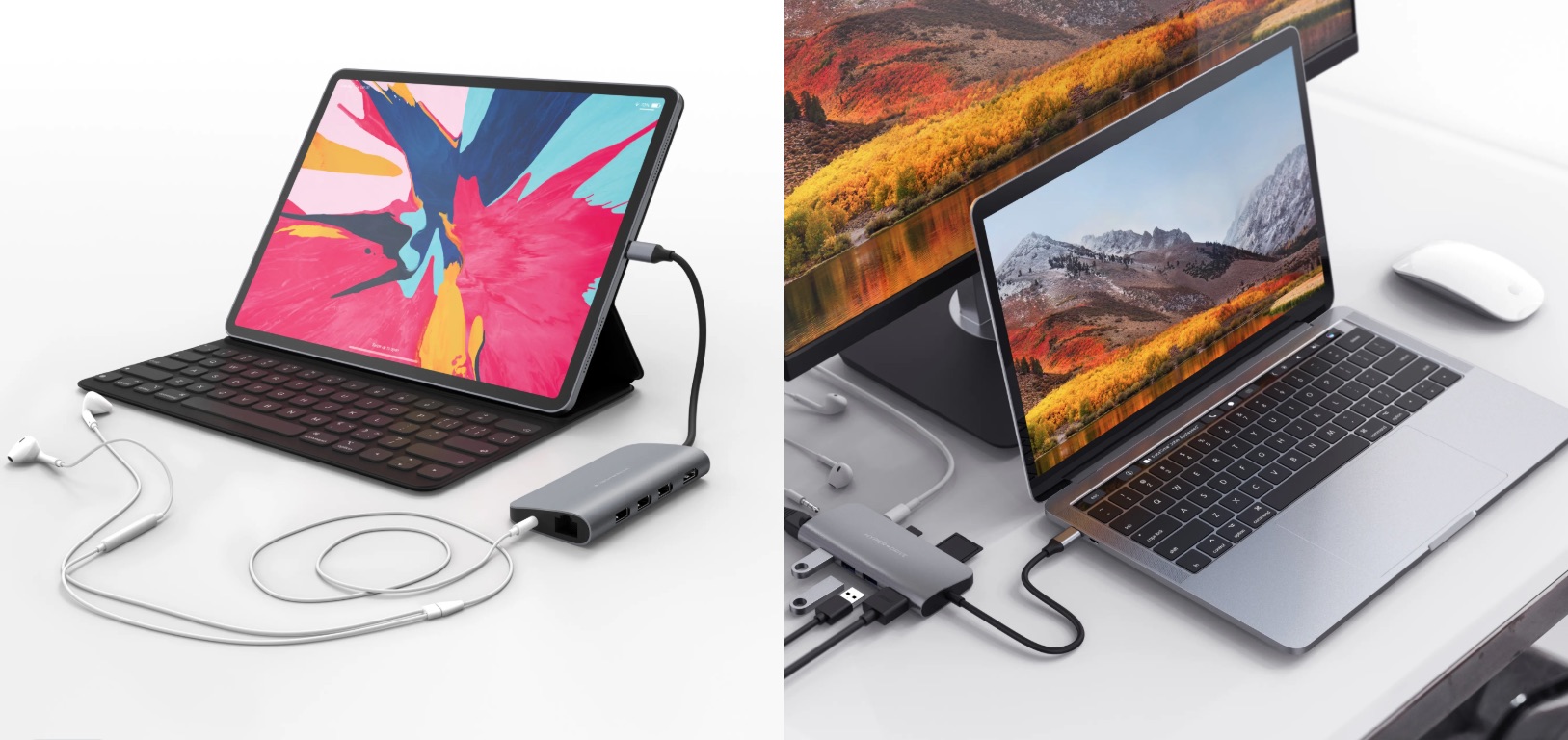 Hyper MacBook and iPad Pro USB-C hub