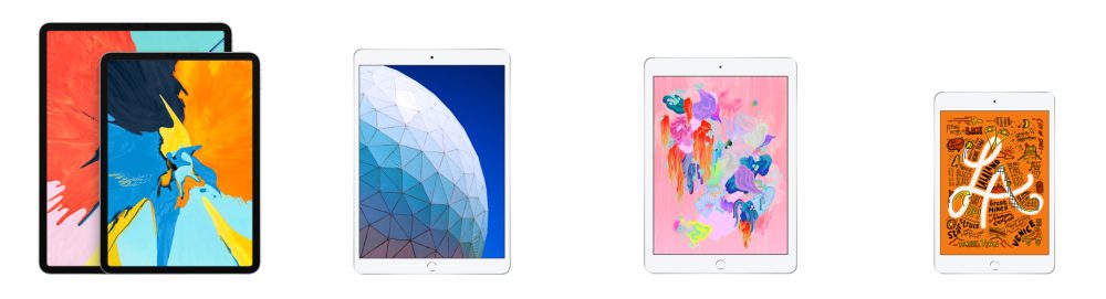 2019 iPad lineup